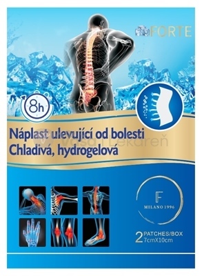 Forte Chladivá hydrogélová náplasť uľavujúca od bolesti (7 x 10 cm)