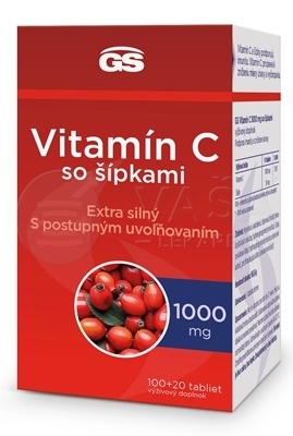 GS Vitamín C 1000 mg so šípkami (inov. 2023)