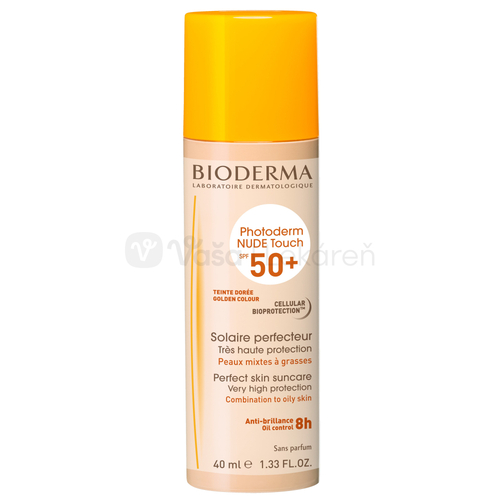 Bioderma Photoderm NUDE Touch tónovací tmavý fluid na opaľovanie SPF50+