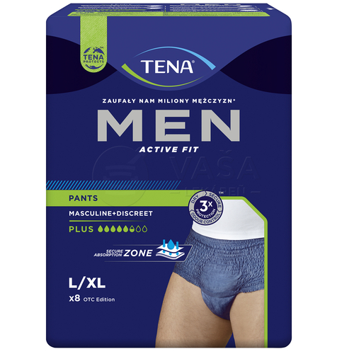 TENA Men Pants Plus Blue L/XL