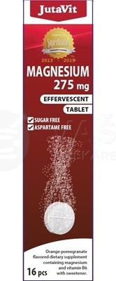JutaVit Horčík 275 mg + Vitamín B6