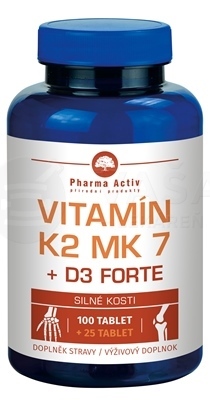 Pharma Activ Vitamín K2 MK 7 + vitamín D3 Forte