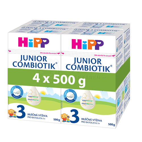 HiPP 3 Junior Combiotik MULTIPACK Mliečna výživa pre batoľatá (od 1 roka)