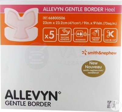 Allevyn Gentle Border Heel Krytie na rany  (23 x 23,2 cm)