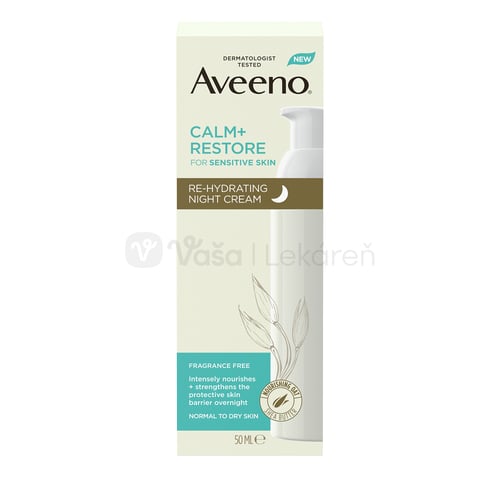 Aveeno Calm+ Restore Rehydratačný nočný krém