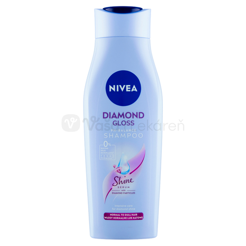 Nivea Diamond Gloss Care Šampón na normálne vlasy a matné vlasy bez lesku