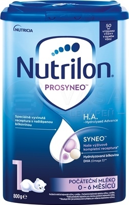 Nutrilon 1 Prosyneo H.A. Počiatočná mliečna dojčenská výživa (od narodenia)
