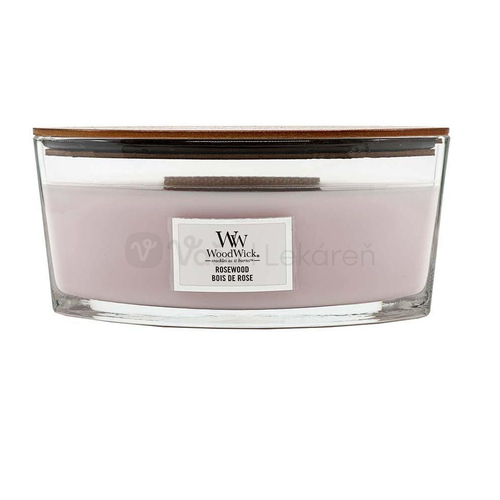 WoodWick Rosewood Hearthwick Vonná sviečka