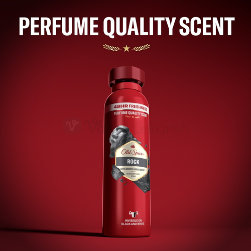Old Spice Rock Deodorant v spreji pre mužov, 48H sviežosť a bez hliníka