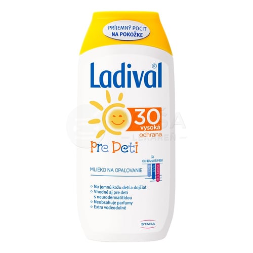 Ladival Pre Deti Detské mlieko na opaľovanie SPF30