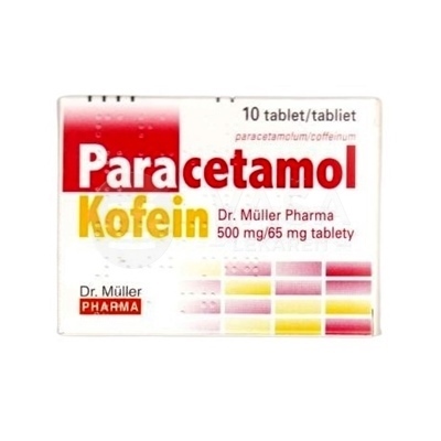 Dr. Müller Pharma Paracetamol Kofein 500 mg/65 mg