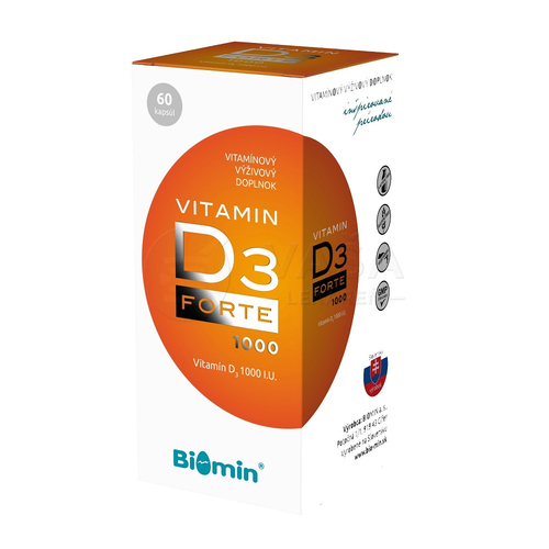 Biomin Vitamín D3 1000 IU Forte