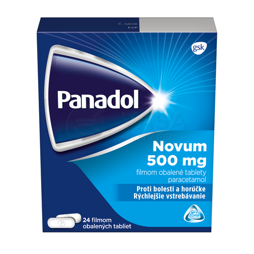 Panadol Novum 500 mg Proti horúčke a bolesti