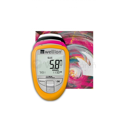 Wellion Luna Trio Glukomer na meranie glukózy, cholesterolu a kyseliny močovej (žltý)