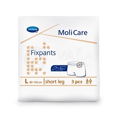 MoliCare Fixpants Short Leg L Fixačné nohavičky kratší strih (80-120 cm)