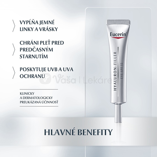 Eucerin Hyaluron-Filler Očný intenzívny vyplňujúci anti-age krém