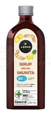 Leros Sirup Zázvor Imunita