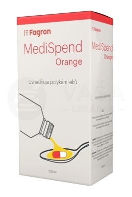 Fagron MediSpend Orange Tekutina na uľahčenie prehĺtania liekov