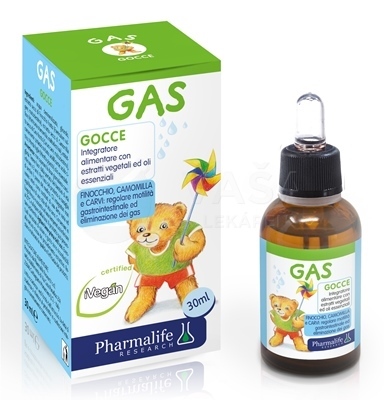 Pharmalife Gas Drops Kvapky pre dojčatá a deti pri nadúvaní