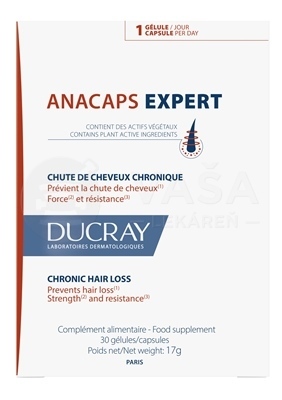 Ducray Anacaps Expert (výživový doplnok na vlasy)