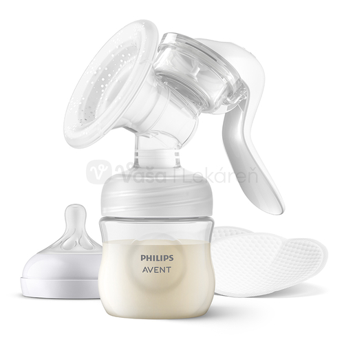 AVENT Manuálna odsávačka mlieka s fľašou SCF430/10 (Set)