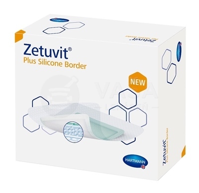 Zetuvit Plus Silicone Border Kompres sterilný (10 x 10 cm)
