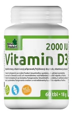 NaturProdukt Vitamin D3 2000 IU