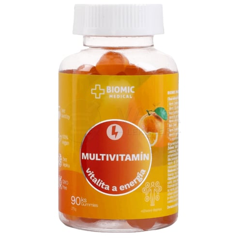 Biomic Multivitamín Gummies Vitalita a energia