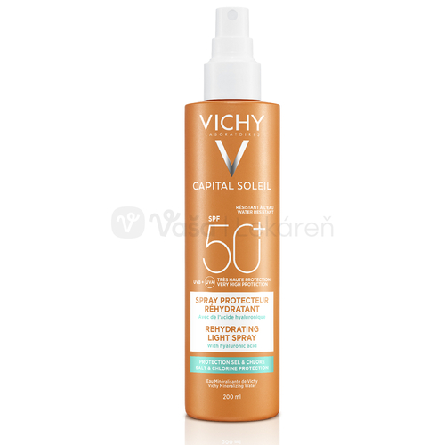 Vichy Capital Soleil hydratačný sprej na opaľovanie SPF50+