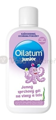 Oilatum Junior Jemný sprchový gél na vlasy a telo vhodný od narodenia