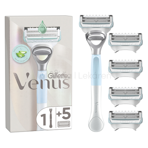 Gillette Venus Fig Aloe Dámsky holiaci strojček s náhradnými hlavicamí