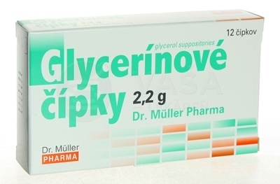 Dr. Müller Glycerínové čapíky 2,2 g