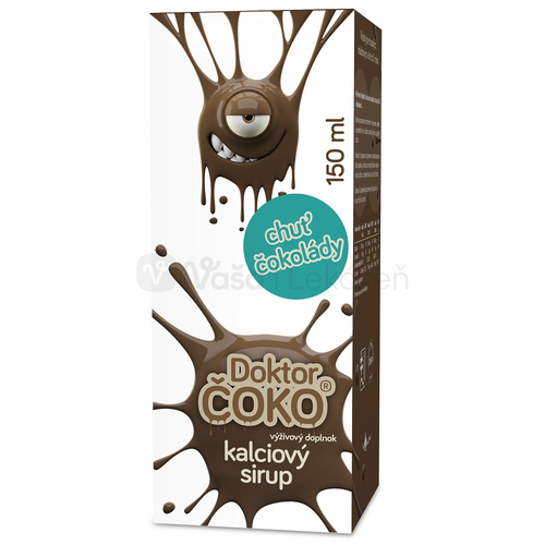 VULM Doktor Čoko Kalciový sirup Čokoláda