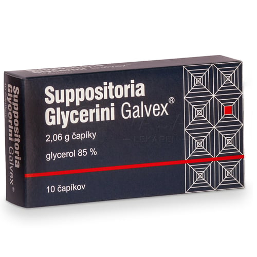 Galvex Suppositoria Glycerini (Glycerínové čapíky)