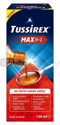 Tussirex Max 8v1 Sirup na všetky druhy kašľa