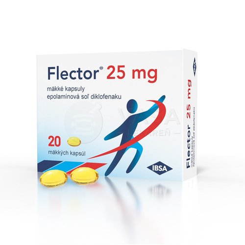 Flector 25 mg Mäkké kapsuly