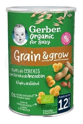 Gerber Organic BIO Chrumky Kukurično-ovsené arašídové (od ukončeného 12. mesiaca)
