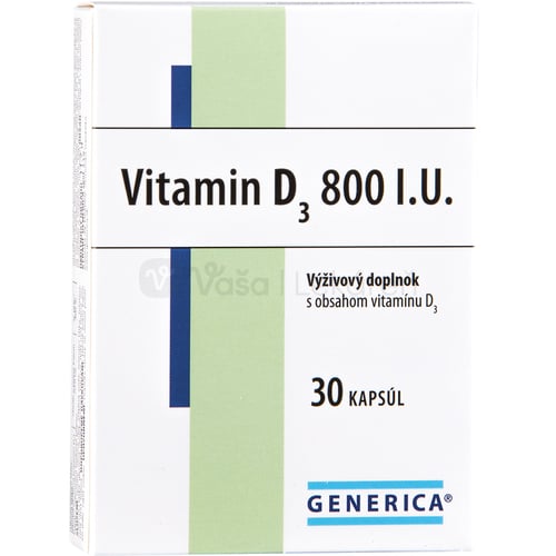 GENERICA Vitamin D3 800 IU