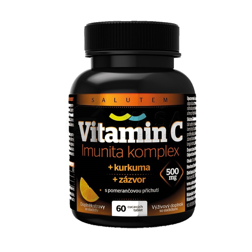 Salutem Vitamín C 500 mg Imunita Komplex s kurkumou a zázvorom
