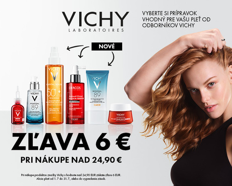 Dodatočná zľava -6€ na produkty Vichy!