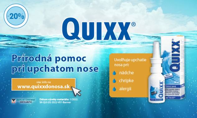 Nosové spreje Quixx s 20% zľavou!