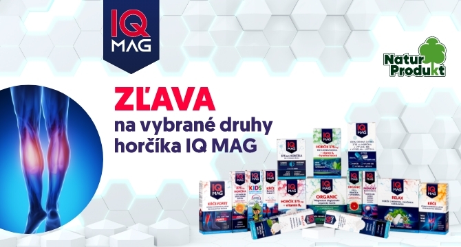 IQ Mag - Magnézium so zľavou 20%!