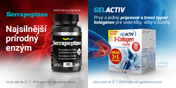 Pre zdravý pohyb a vitalitu – Gelactiv pre vás, Serrapeptase pre vašich štvornohých kamarátov.