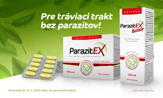 Parazitex pre tráviaci trakt bez parazitov - zľavy!