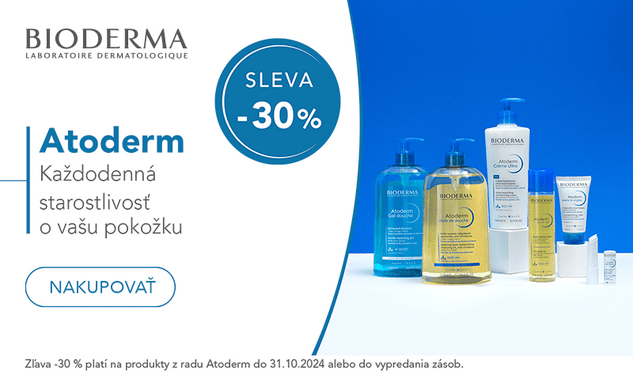 Bioderma Atoderm lacnejšie až o 30%!