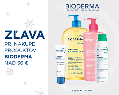 Bioderma - zľava až 12€!