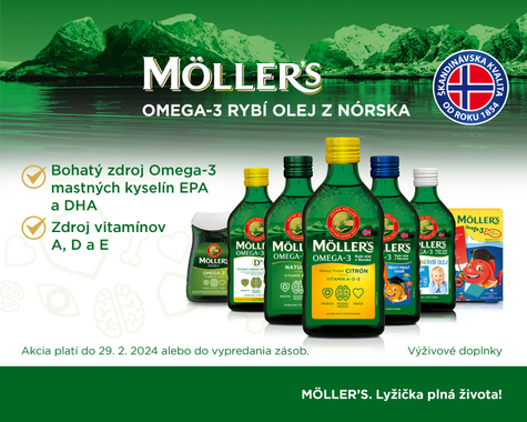 Prémiove omega 3 rybie oleje Mollers v zľave!