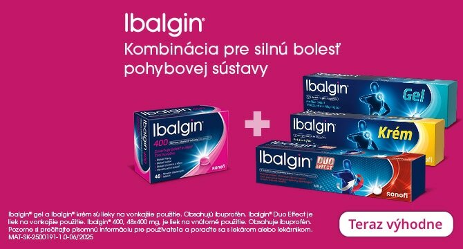 Ibalgin - rýchlo a účinne proti bolesti