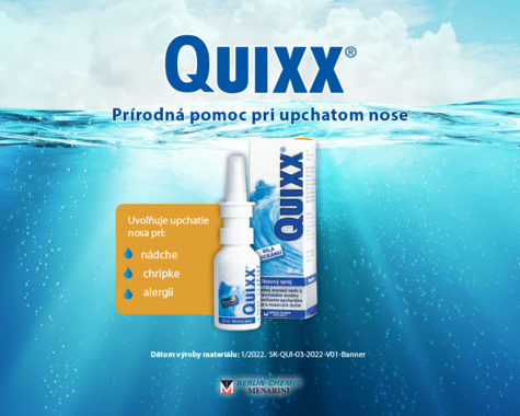 Nosové spreje Quixx s 10% zľavou!