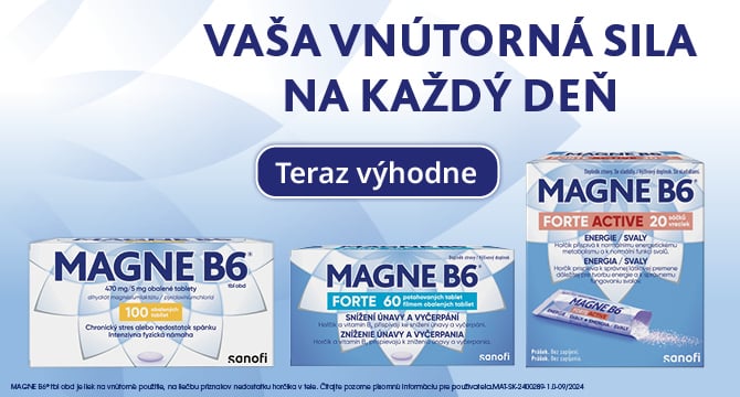 Magne B6 Forte teraz lacnejšie!